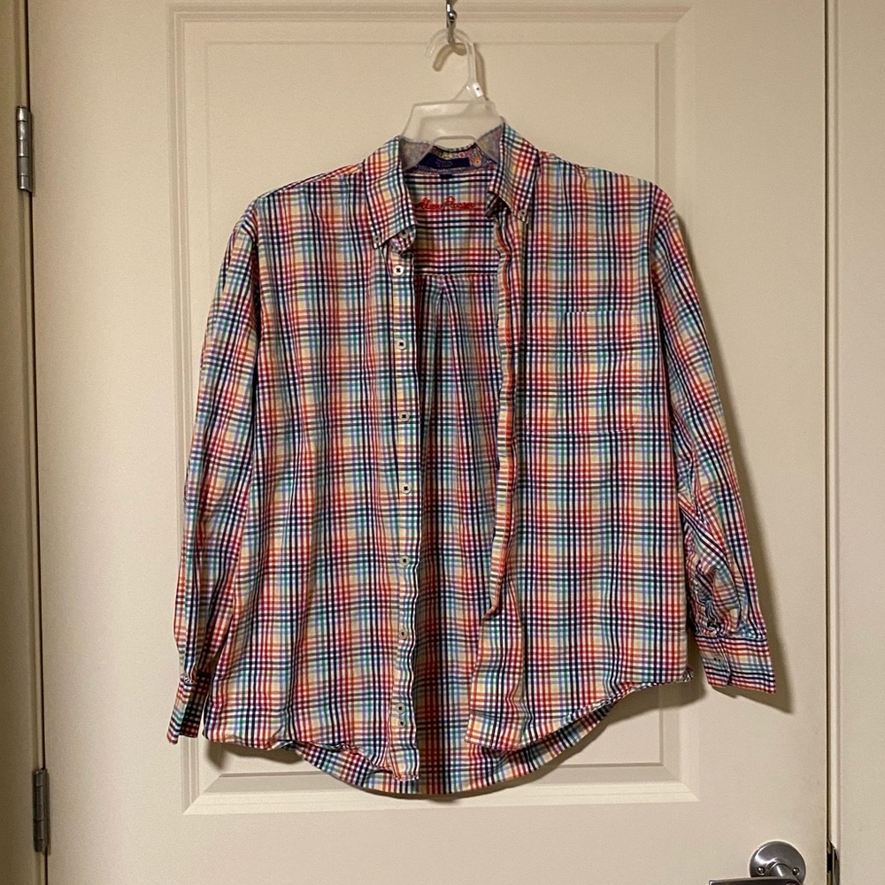 Alan Flusser Rainbow Button Down